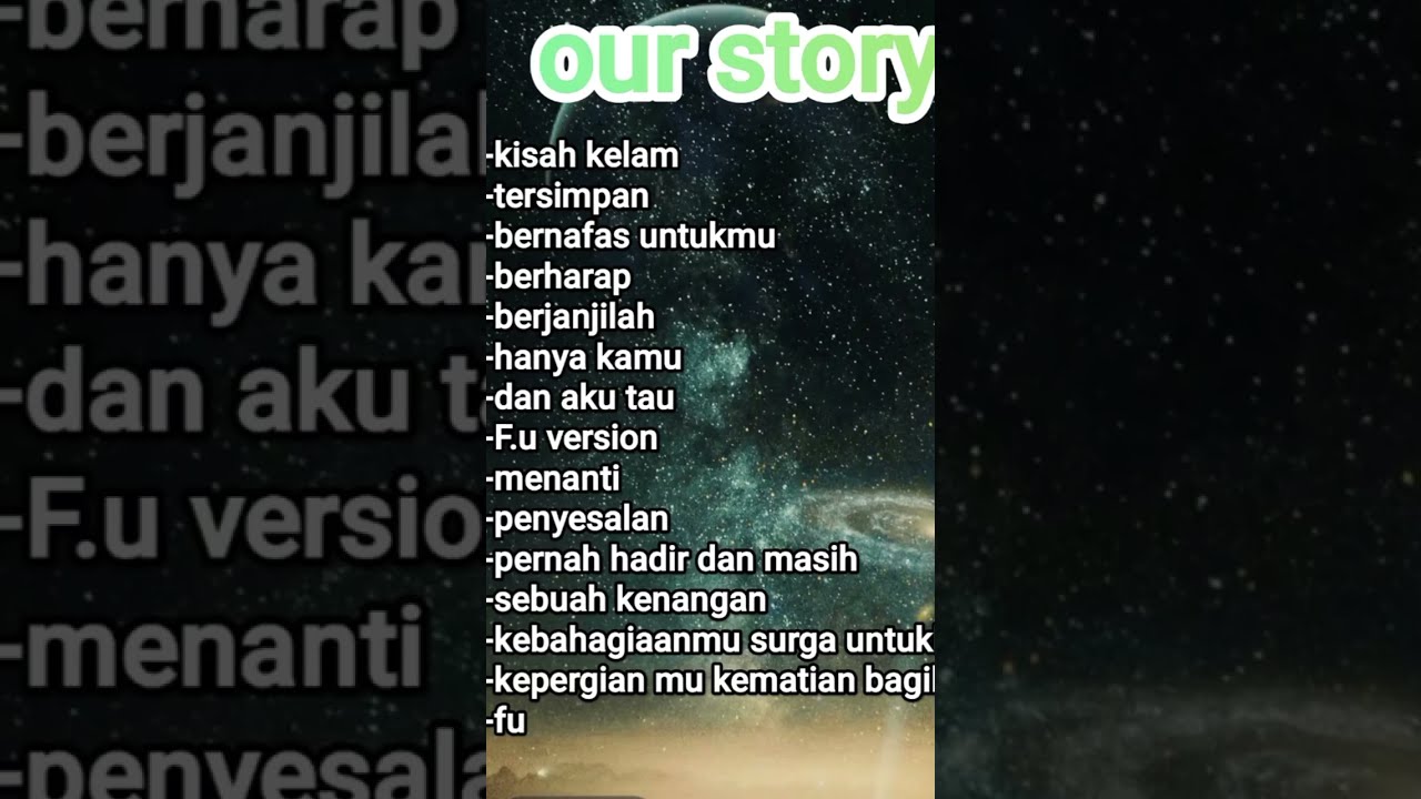Our story tersimpan full album
