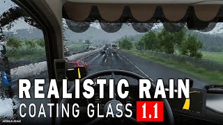 Ets2 1.57 Mod Realistic Rain With Coating Gl V1.1 Euro Truck Simulator 2 Mods