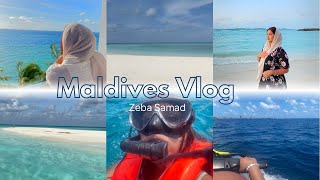 MALDIVES VLOG🇲🇻 | COME TO THE MALDIVES WITH ME | Zeba Samad