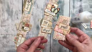 #8 Snippets for Junk Journal Embellishments,  Super Simple, Junk Journal from Start to Finish