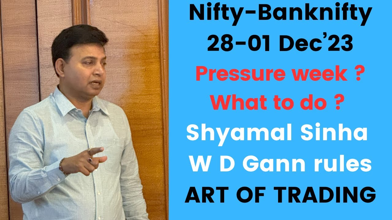 WD GANN Pressure week ahead carefulnifty banknifty gann 2801 Dec