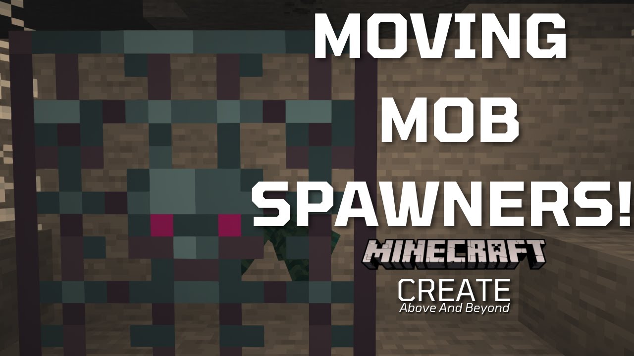 How to Move A Mob Spawner | Minecraft Create Above And Beyond - YouTube