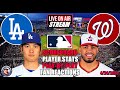 Los Angeles Dodgers vs Washington Nationals ⚾ MLB 🟢 LIVE STREAM