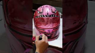 DIY Race Helmet Paint Transformation Cyberpunk Style #art #diy #musclecar