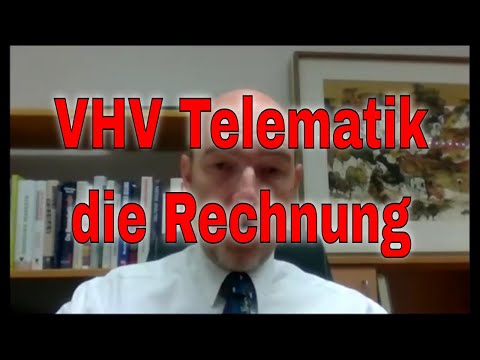 Update VHV Telematiktarif - die Rechnung für meine Autoversicherung