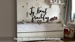 Succesplanner Spiegelsticker Instructievideo Hoe Kleef Je De Sticker Op Een Spiegel