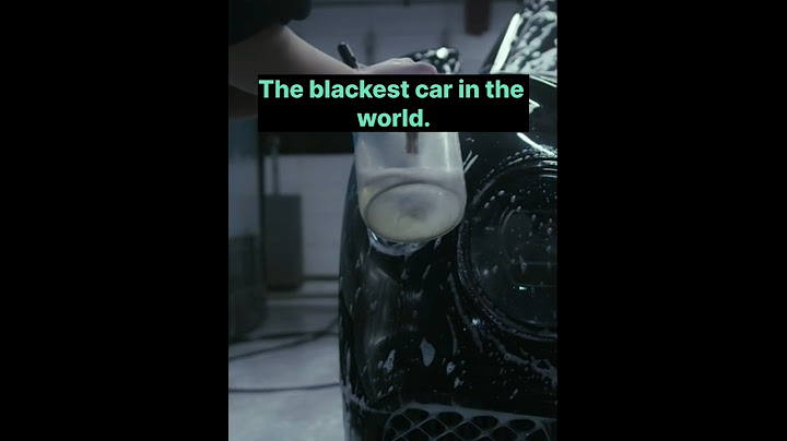 The blackest car in the world|| #shorts