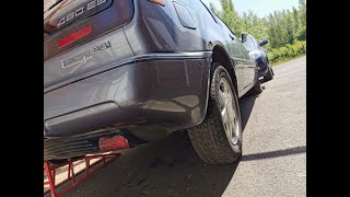 volvo480 Rear bumper removal and more rust detection Part 1