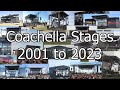 Coachella main stage evolution 2001 to 2023