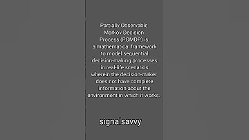 POMDP in AI #ai #education