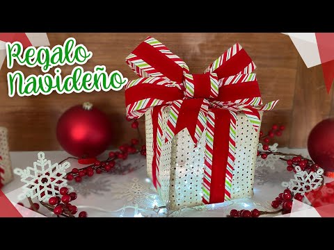 DIY REGALOS DECORATIVOS CON LUCES PARA NAVIDAD 🎁 🎄, HAZLO TÚ MISMA