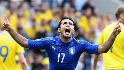 ITALY - SUÈDE LE BUT DE EDER DANS LES DERNIER INSTANT
