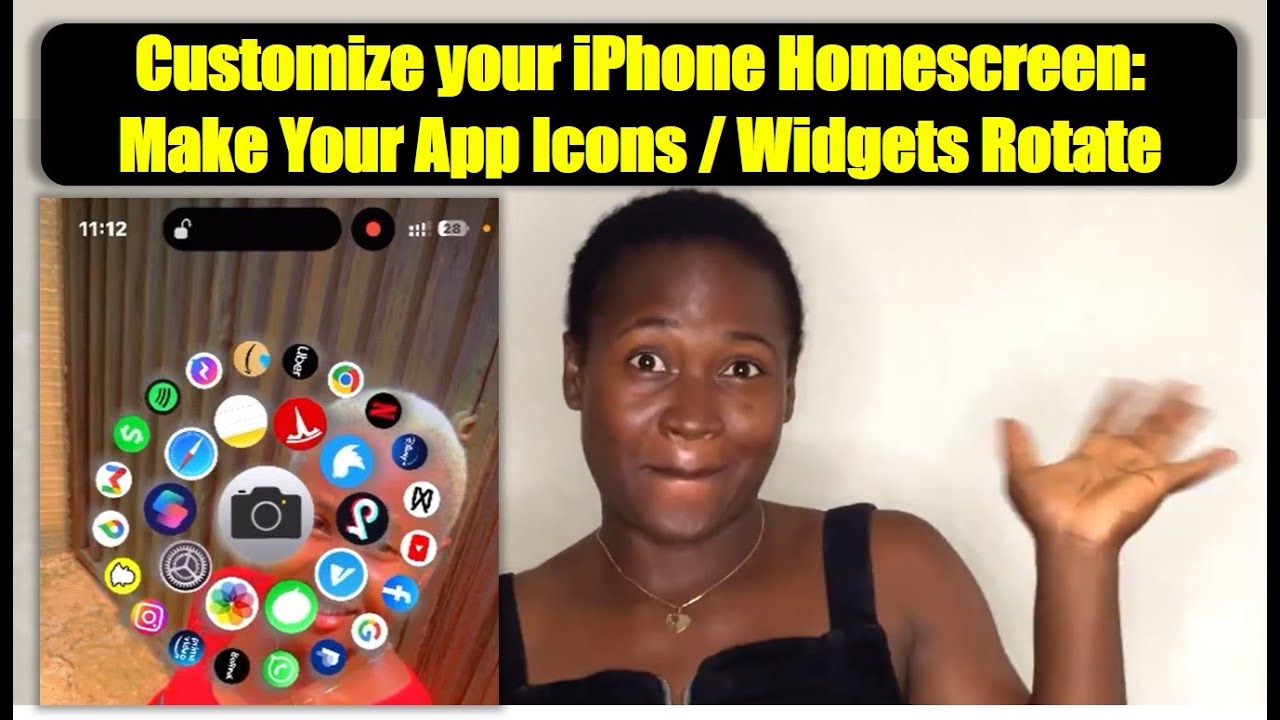 iPhone Hack: How to make your App Icons / Widgets rotate on your Home ...