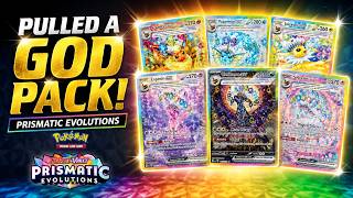 I PULLED A GOD PACK From Prismatic Evolutions! 😱 *FULL VIDEO* The Prismatic Evolutions God Pack