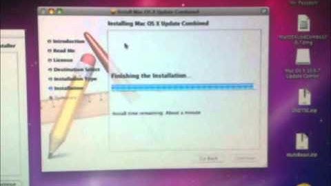 installing mac os 10.6.2 and upgrade to 10.6.7 PART 4
