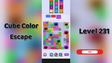 🧩 Cube Color Escape Level 231 Walkthrough | Step-by-Step Guide 🎮 | Go Answer