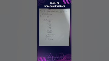 Mathematics 2A Complex Numbers |2 marks |Maths2A Important Questions