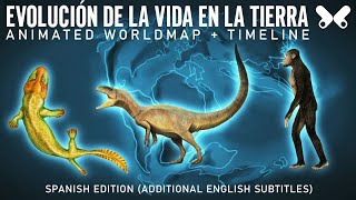 Natural History Timeline . Animated World Map (2019 Spanish ver. English sub).