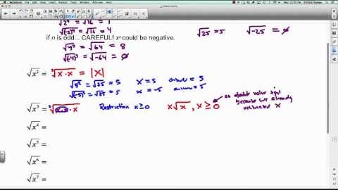PreCalc 11: 1.2 Radical Operations (part 2)