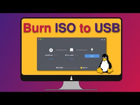 Burn ISO to USB in Linux (GUI)