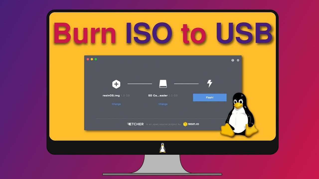 Spænde ved godt Give Burn ISO to USB in Linux (GUI) - YouTube