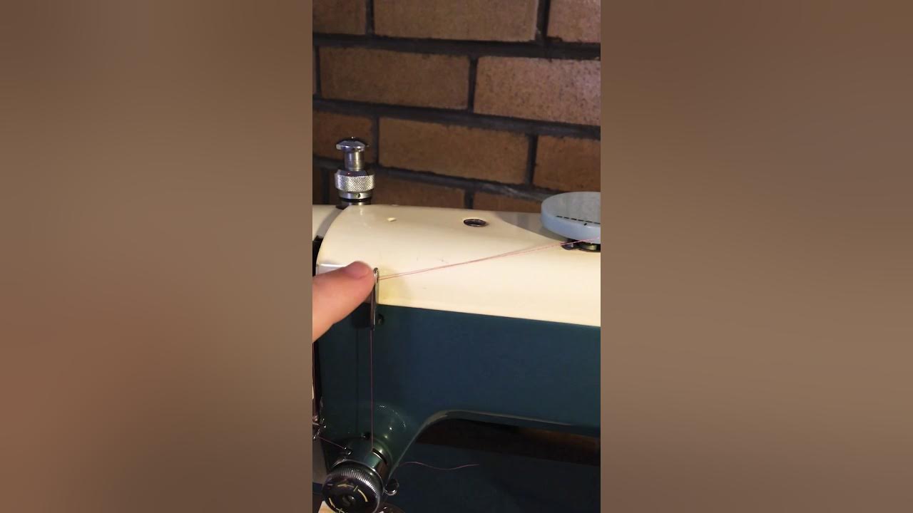 Vintage Montgomery Ward Signature Japanese sewing Machine threading & bobbin tutorial YouTube