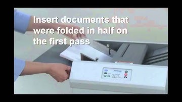 Formax FD342 Paper Folder Demo Video