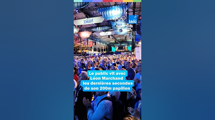Léon Marchand : ambiance de folie pour les dernières secondes du 200m papillon  🏊‍♂️ #paris2024