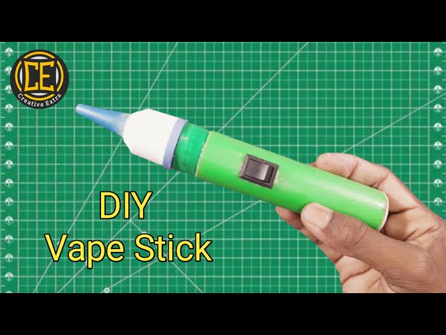 How to make a DIY Vape Stick at home || Homemade Electric Cigarette ||  Creative Extra - YouTube