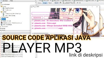 Source code aplikasi pemutar musik | Java Netbeans