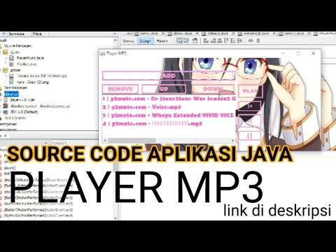 Source code aplikasi pemutar musik | Java Netbeans