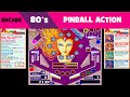 Arcade Pinball Action Tehkan 1985