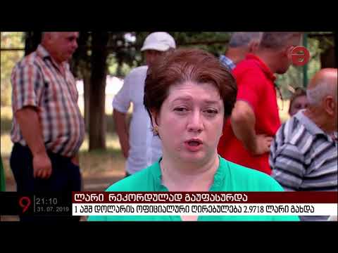 გაიაფებული ლარი და გაძვირებული ცხოვრება