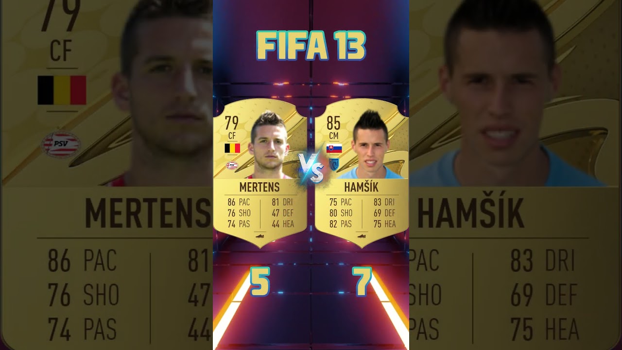 MERTENS VS HAMSIK FIFA COMPARISON 