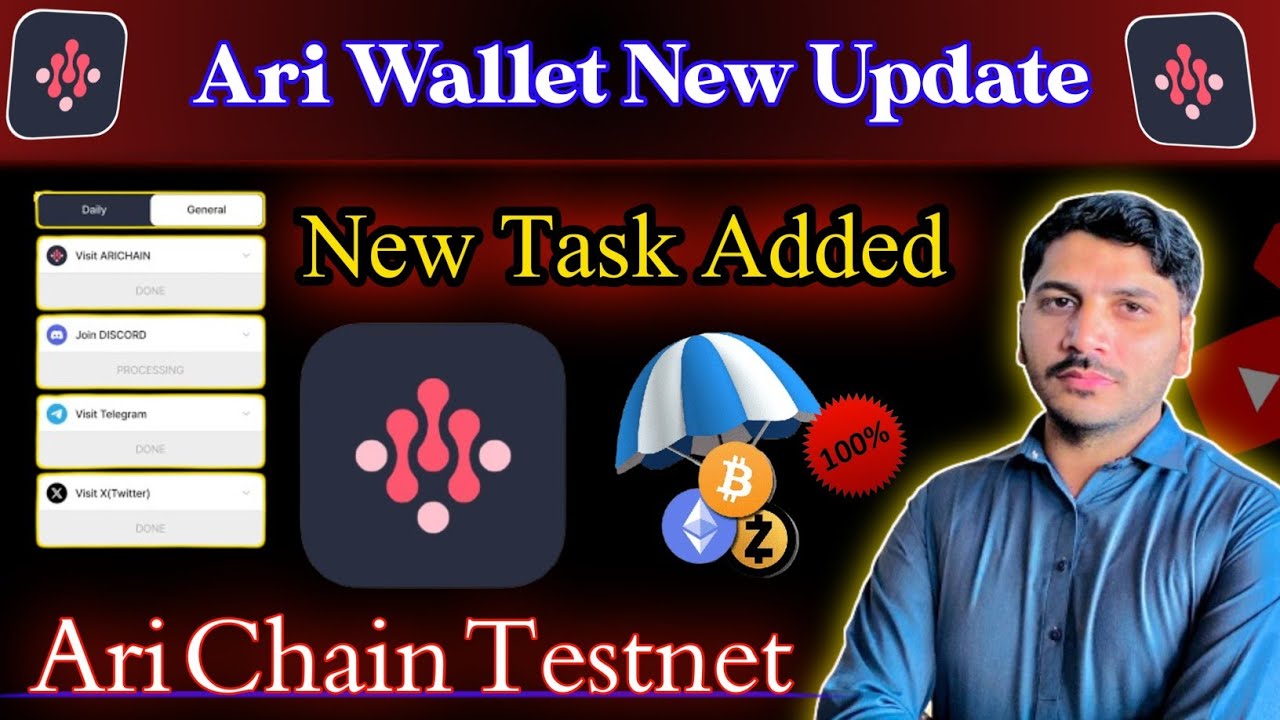 Ari Wallet Today New Update | Complete New Social Task | Complete All ...