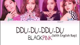 BLACKPINK - DDU-DU-DDU-DU (With English Rap) (Color Coded Han|Rom|Eng Lyrics) | rosie