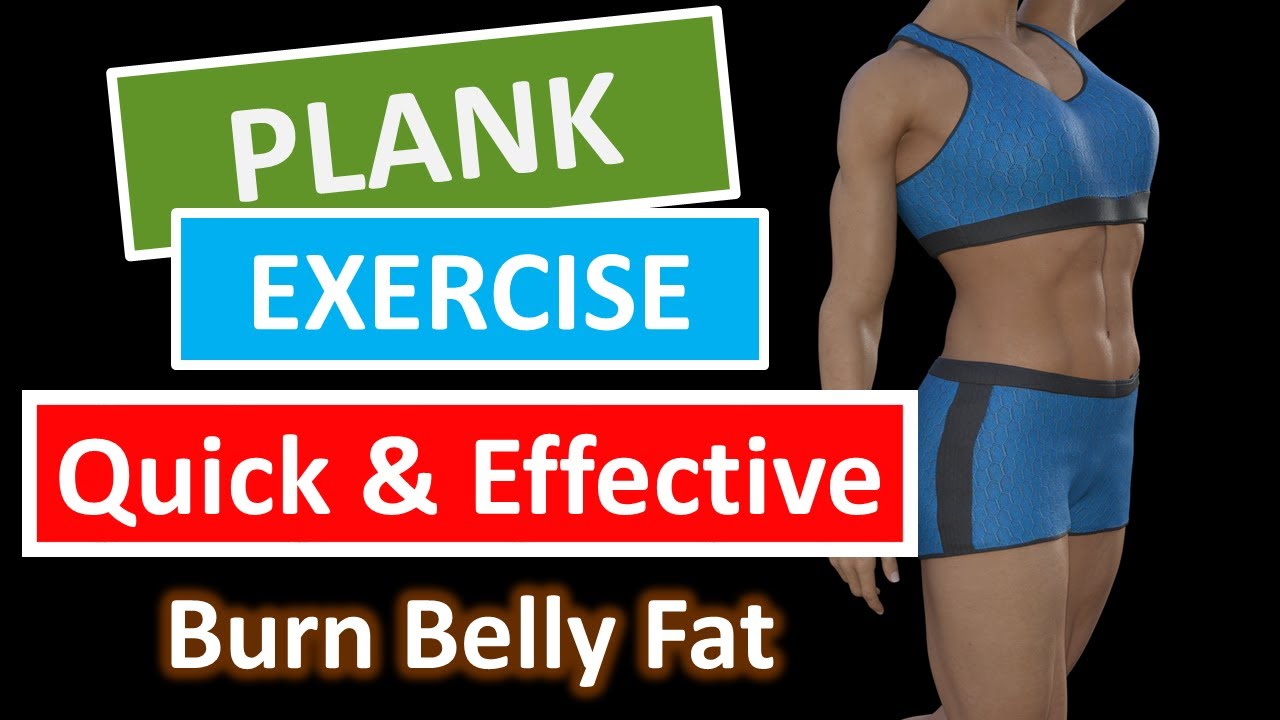 Plank exercise for belly fat for beginners | Quick & Effective core