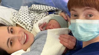 BIRTH VLOG | induction & positive C Section experience