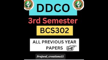 DDCO (BCS302) 3rd sem previous year papers .... #Vtu #vtupapers #vtupreviousyearpapers #shortsfeed