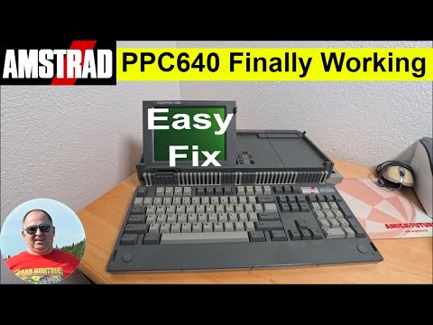 Amstrad PPC640 /512 Finally Working That was Easy Fix - YouTube