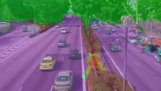 Semantic segmentation example output