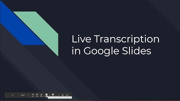 How to Add Closed Captions to a Live Presentation Using Google Slides in Real Time