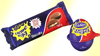 Creme Egg Chocolate Cookie Unboxing - Easter Egg Candy Review | Limited Edition Cadbury Biscuit