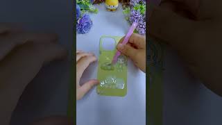 DIY Girl w Green #green #girl #decoration #phonecase #diy #cute #cutecase #art #youtube #craft