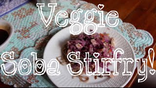 Healthy Veggie Soba Noodle Stirfry Asian Food Vegan