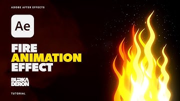 Fire Animation Effect Tutorial in Adobe After Effects No Plugins