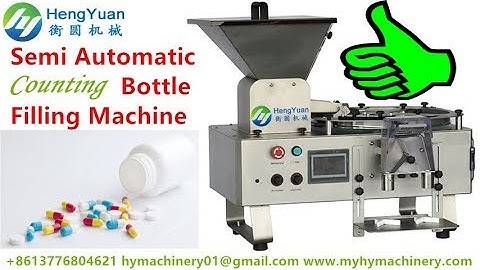 Semi Automatic Tablets Counting and Bottle Filling Machine for Capsules Counter