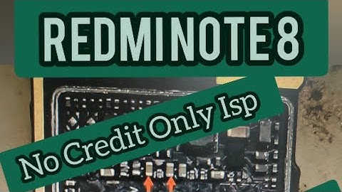 REDMI NOTE 8 MI ACCOUNT & FRP Remove No Auth Account No Credit Via ISP Pinout #UFI BOX #EASY JTAG