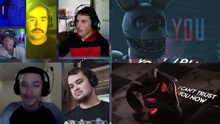 FNAF ANIMATION - "STUCK IN YOUR RUIN" (SHORT FILM | SFM) Song by @ShawnChristmas [REACTION MASH-UP]