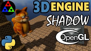 3D Engine in Python. Shadow Mapping, PCF screenshot 3